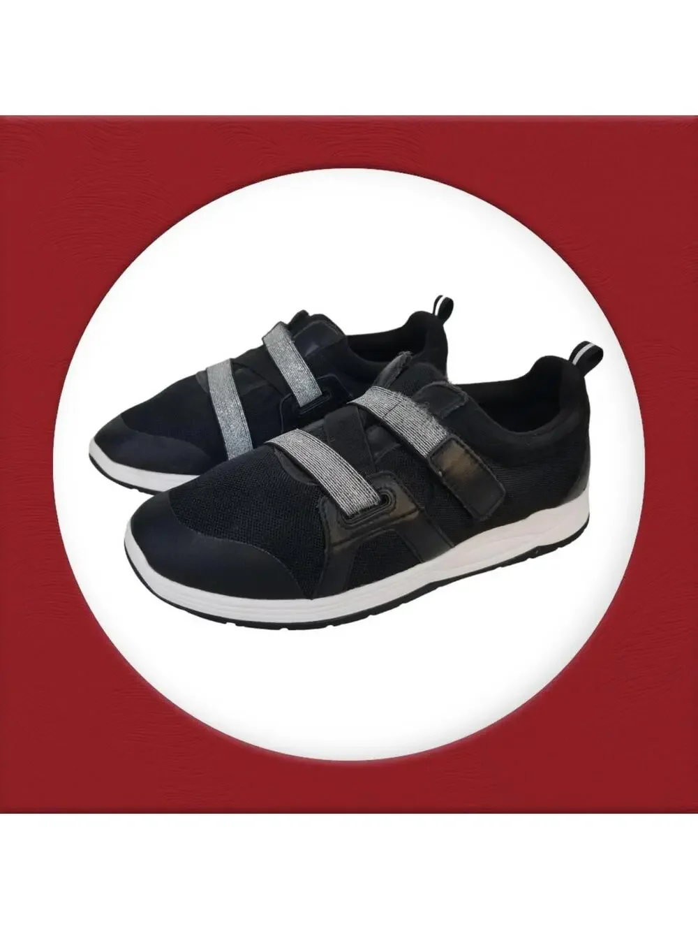 Drew Shoes Zodiac 19169 Women's Athletic Shoe Size 10W,black, White.